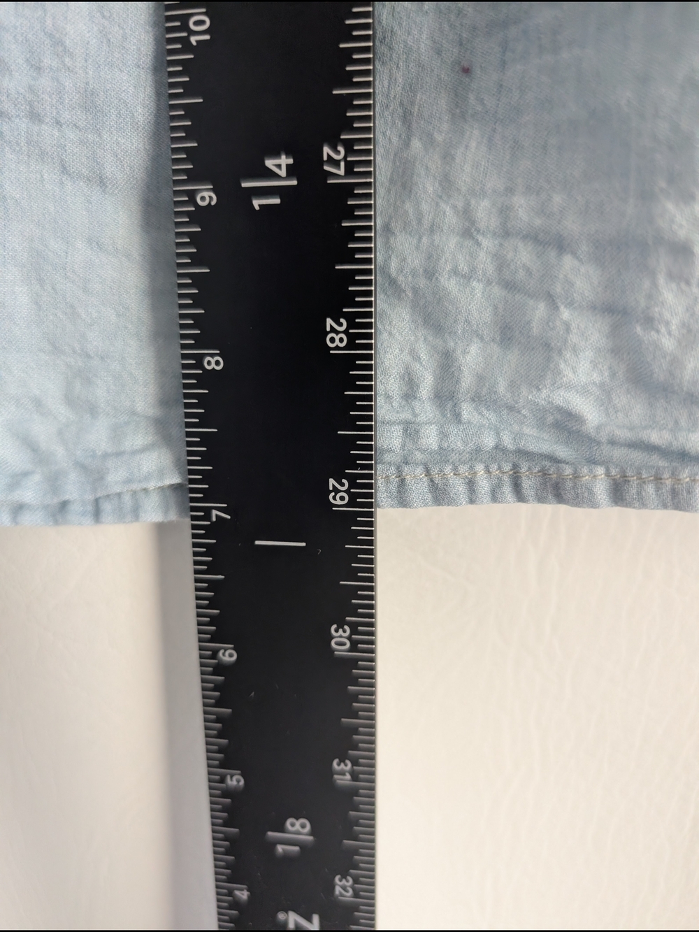 Ralph Lauren Denim & Supply Light Blue Boyfriends Cotton Button-Up Shirt - XL - Picture 11 of 12